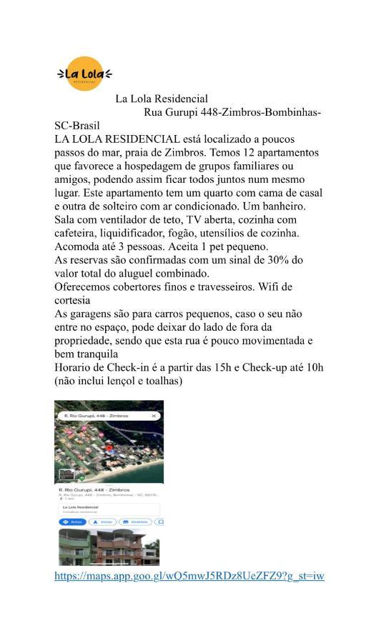 La Lola Residencial Διαμέρισμα Bombinhas Εξωτερικό φωτογραφία