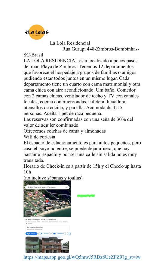 La Lola Residencial Διαμέρισμα Bombinhas Εξωτερικό φωτογραφία